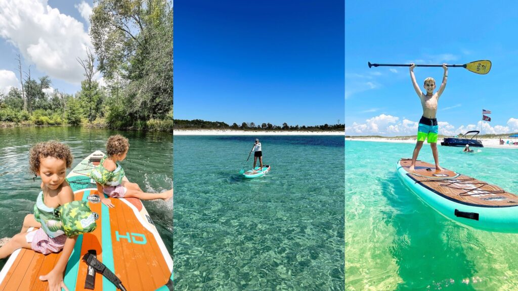 Explore the best of paddleboarding and kayaking in the beautiful waters of Panama City, Florida.